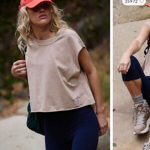 Free People Inspire Tank Sand Dune Women's Top size XS